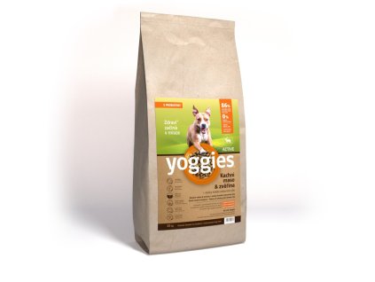15kg yoggies active kachni masozverina granule lisovane za studena s probiotiky