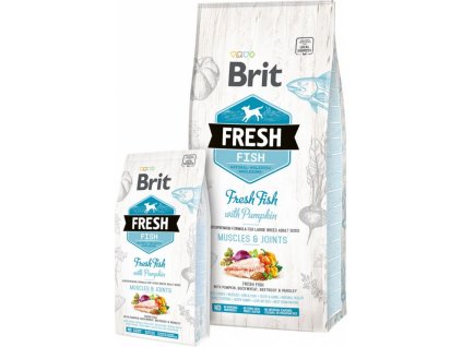 BRIT FRESH Fish with Pumpkin Adult Large Muscles & Joints