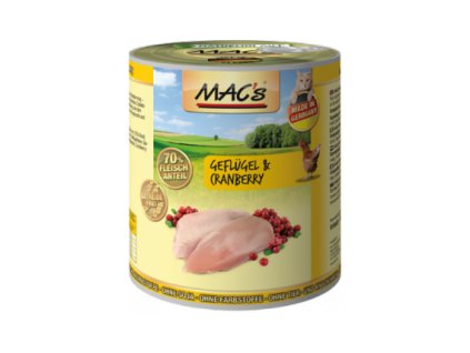 MACs Cat DRŮBEŽ a BRUSINKA 400g