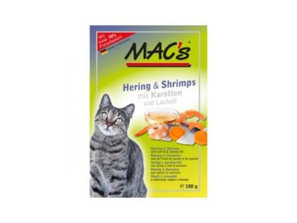 MACs Cat SLEĎ a KREVETY 100g