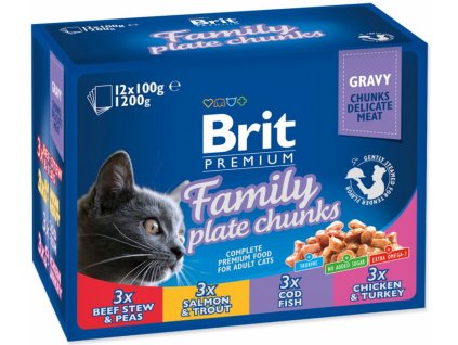 Brit Premium Cat Family Plate 1200 g