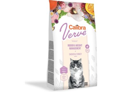 Calibra Cat Verve GF Indoor&Weight Chicken 3,5kg