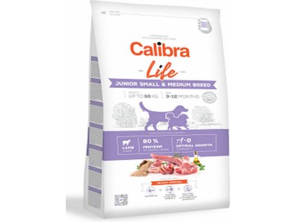 Calibra Dog Life Junior Small & Medium Lamb