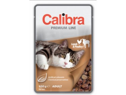 Calibra Cat kapsa Premium Adult Lamb & Poultry 100 g