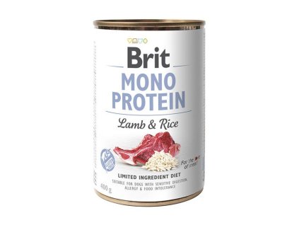 Brit Monoprotein LAMB & RICE 400g