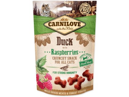 Carnilove Cat Crunchy Snack Duck&Raspberries 50g