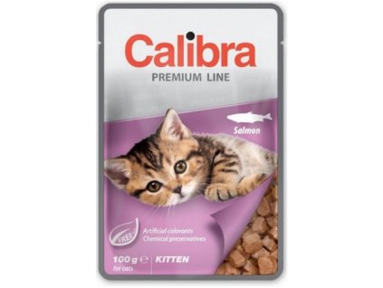 Calibra Cat kapsa Premium Kitten Salmon 100 g