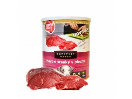 Hovězí steaky v plechu 800g