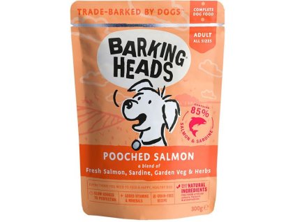 BARKING HEADS Pooched Salmon 300g kapsička