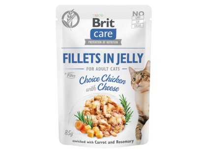Brit Care Cat Pouch Choice Chicken with Cheese in Jelly
