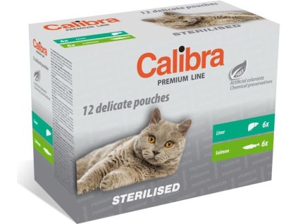 Calibra Cat kapsa Premium Steril. Multipack 12x100g