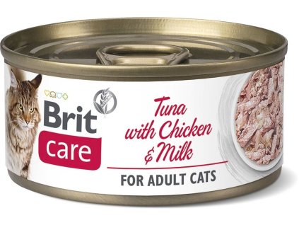 Brit Care Cat TUNA WITH CHICKEN AND MILK 70g