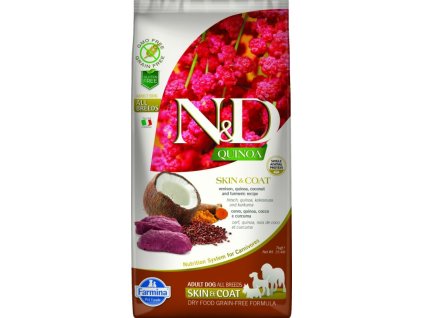 N&D GF Quinoa DOG Skin&Coat Quail & Coconut