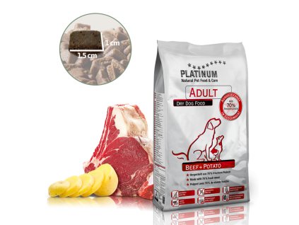 Platinum HOVĚZÍ pro dospělé psy 5kg