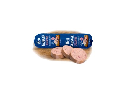 Brit Premium Sausage Chicken & White fish 800g