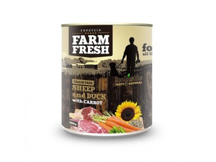 FARM FRESH Sheep and duck with carrot 800g