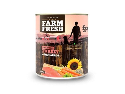 FARM FRESH Turkey with carrot 800g