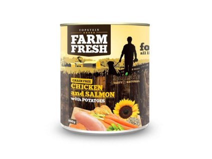 FARM FRESH Chicken and Salmon with potatoes 400g