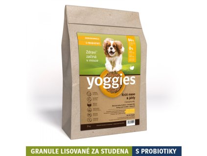 2kg minigranule monoproteinove yoggies s krutim masem a jahly lisovane za studena s probiotiky