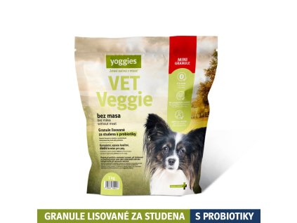 2kg yoggies vet veggie bez masa minigranule lisovane za studena s probiotiky