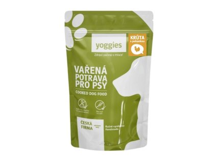 2808 650g yoggies varena potrava pro psy kruti maso s pohankou a kloubni vyzivou