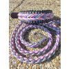 Designový obojek pro psa – paracord – Biothane – LILA