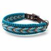 Ručně vyráběný obojek pro psa – paracord s Biothane – BRUNO