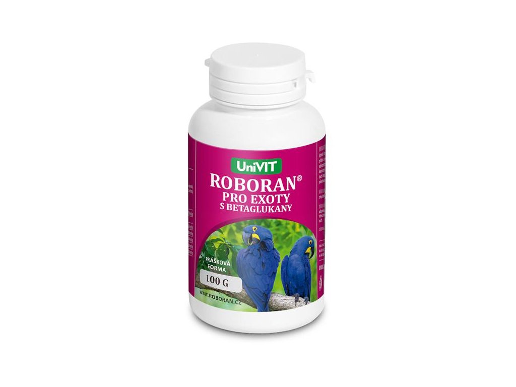 Roboran pro exoty s BETAGLUKANY plv 100 g