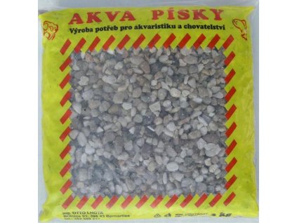 Písek akvarijní Akva č.6 - béžový 3 kg 4 - 6 mm