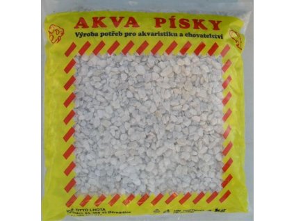 Písek akvarijní Akva č.2 - bílý 3 kg 4 - 6 mm