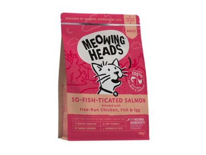 MEOWING HEADS So-fish-ticated Salmon 450g