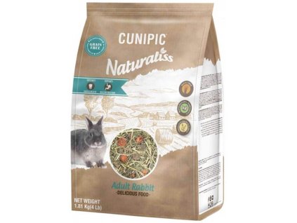 Cunipic Naturaliss Rabbit Adult - dospělý králík 1,81 kg