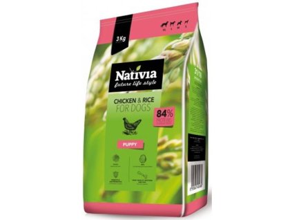 Nativia Puppy Chicken & Rice 3 kg