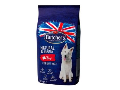 Butcher's Dog Natural&Healthy Dry s hovězím masem 10kg