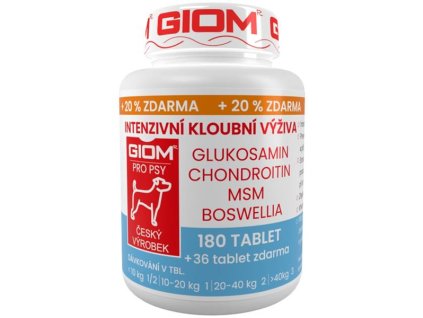 Giom ERA Intenz. kloubní výživa 180 tbl+20%zdarma