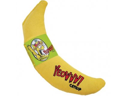 Hračka cat Yeowww banan s catnipem RW 17,5cm