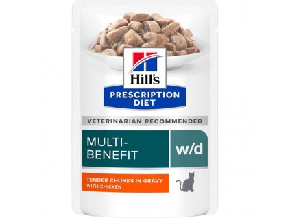 Hill's Prescription Diet Feline w/d kapsička 12 x 85 g