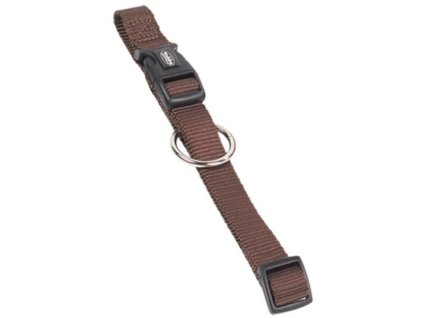 Obojek nylon classic 1x13-20cm Nobby hnědý