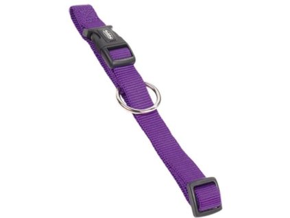 Obojek nylon classic 1x13-20cm Nobby fialový