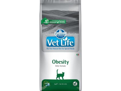 Vet Life Natural Feline Dry Obesity 2 kg