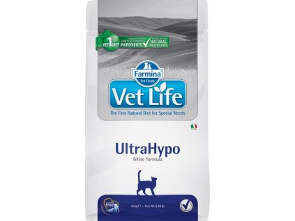 Vet Life Natural Feline Dry Ultrahypo 400 g