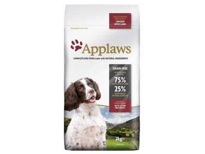 Applaws Dog Dry Adult S&M Breed Chicken & Lamb 2 kg