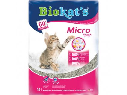 Podestýlka Cat Biokat's Micro Fresh 14l