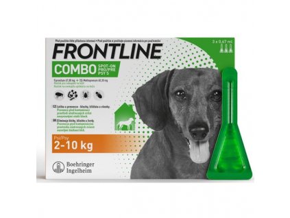 Frontline Combo spot-on dog S a.u.v. sol 3 x 0,67, 2-10kg