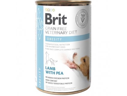 Brit Veterinary Diets Dog konz. Obesity 400g