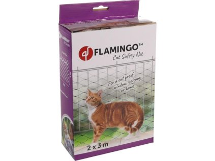Síť ochranná do oken pro kočky flamingo 2x3m 11m