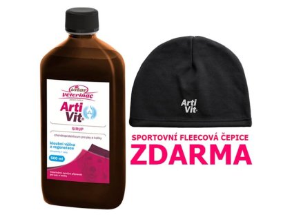 Artivit sir. 500 ml + fleec čepice zdarma