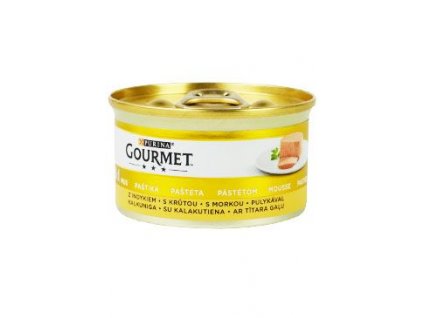 Gourmet Gold konz. kočka pašt. jemná krůta 85g