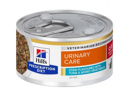Hill's Prescription Diet Feline Stew c/d Urinary Stress tuňák a zelenina konzerva 82 g