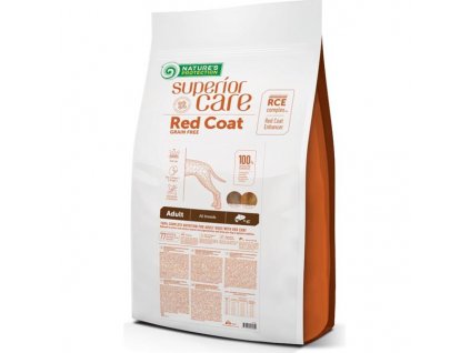 Nature's Protection Superior Care Dog Dry Red Coat Adult Grain Free Salmon 10 kg